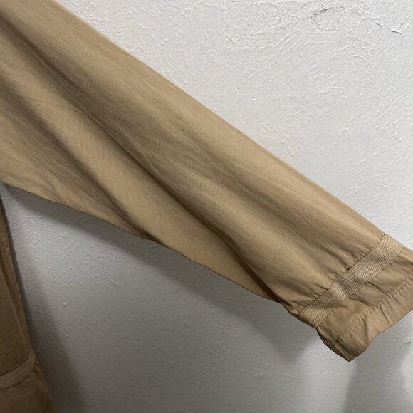 Vintage CC Collection Beige Long Sleeve Tunic Top Shirt Size XL 100% Cotton USA - Picture 5 of 10